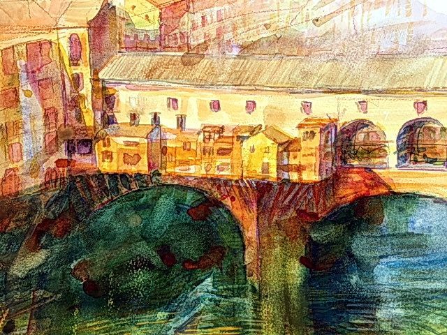 A painting by member Christine Molan entitled: 