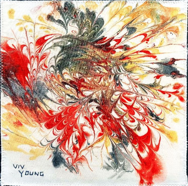 A painting by member Viv Young: Untitled 