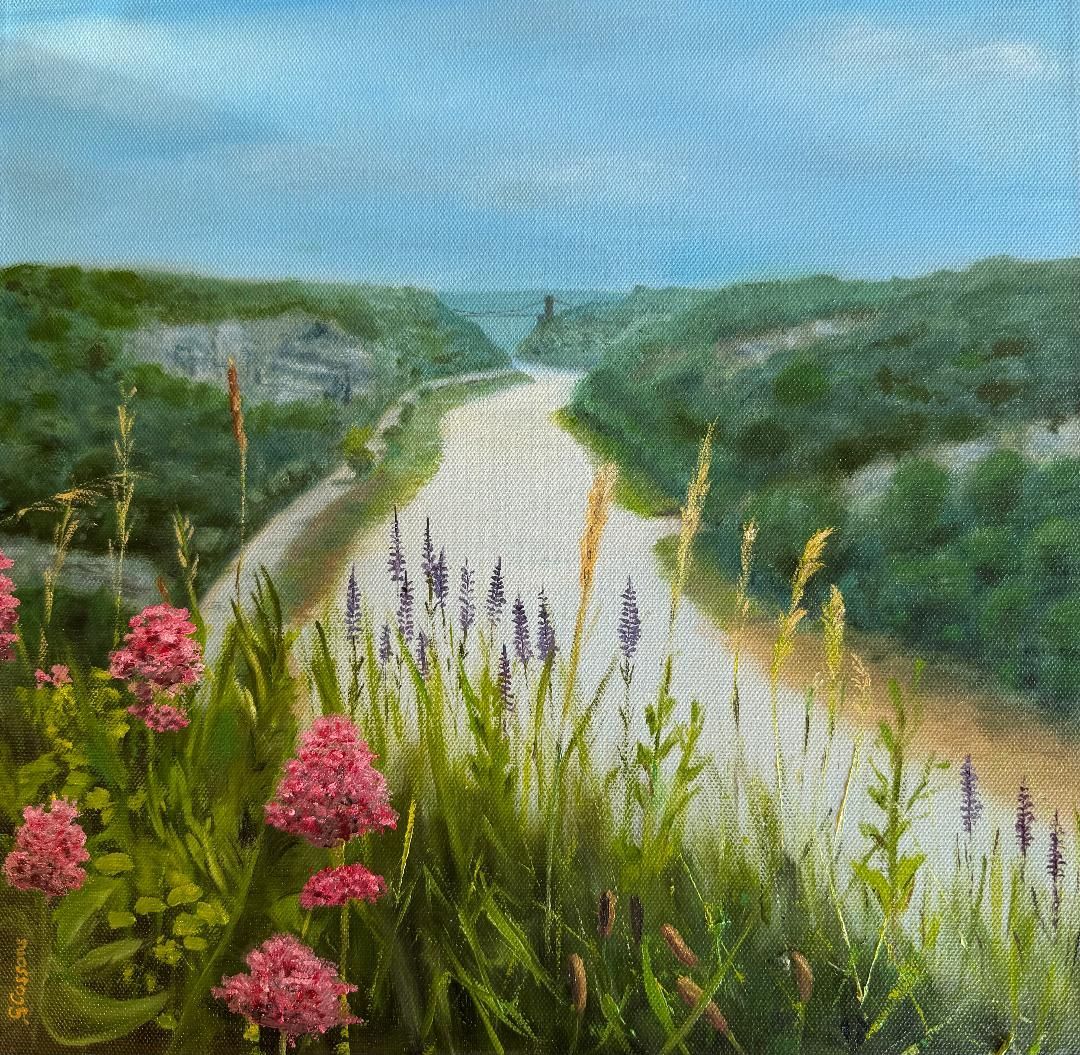 A painting by member Graham Cossons entitled: 