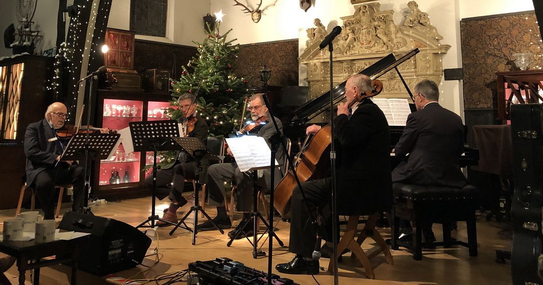 Images shows Wednesday Evening entertainment at '1904' - with Classical Music.