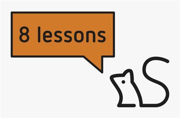 sensis logo saying 8 lessons