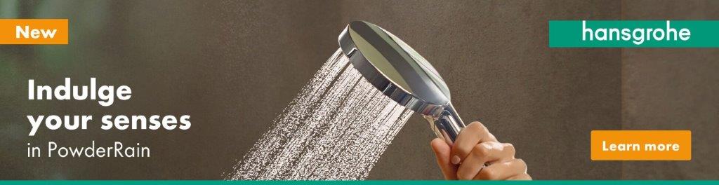 Indulge your senses in PowderRain by hansgrohe