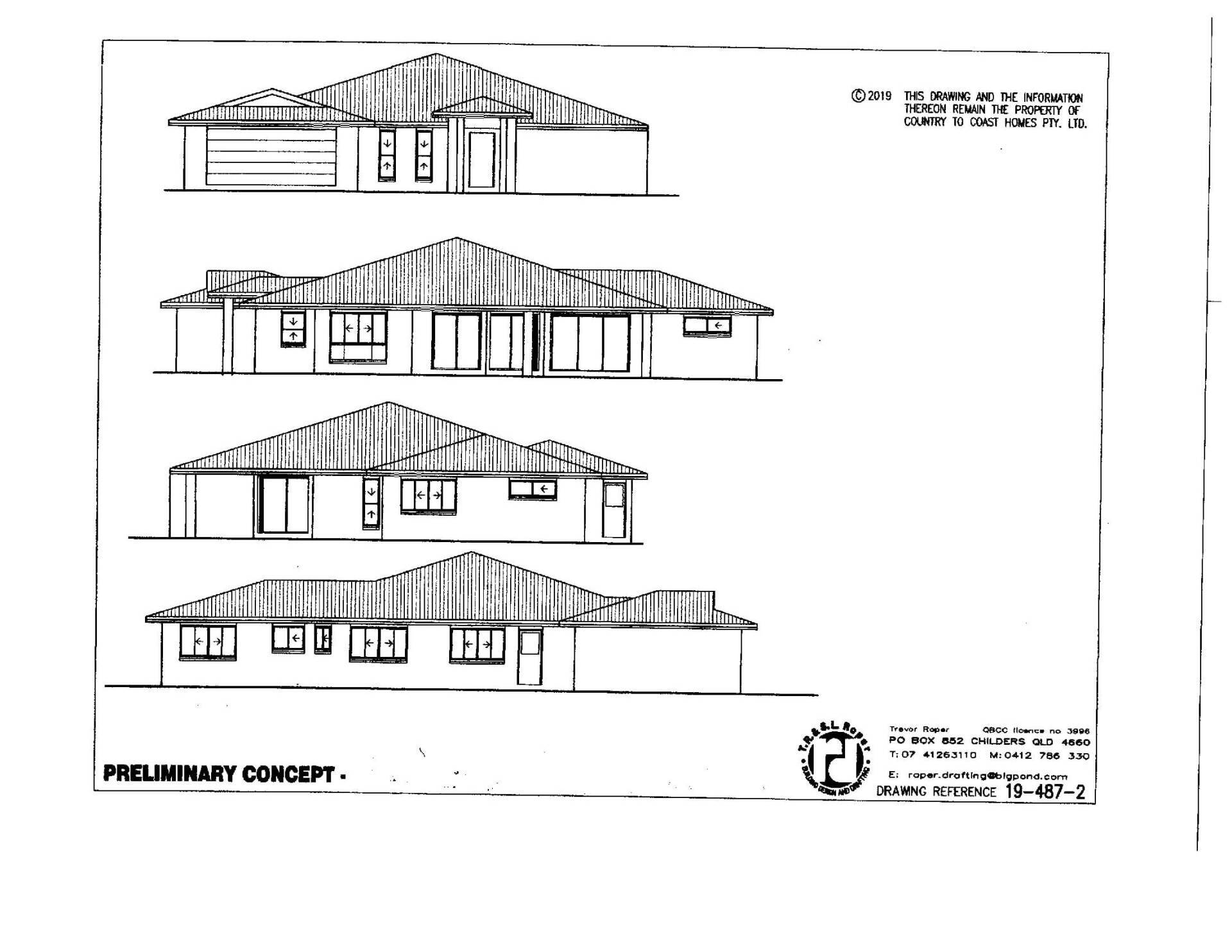 Simple House Plan with Many Windows — Country to Coast Homes in Logging Creek Rd, QLD