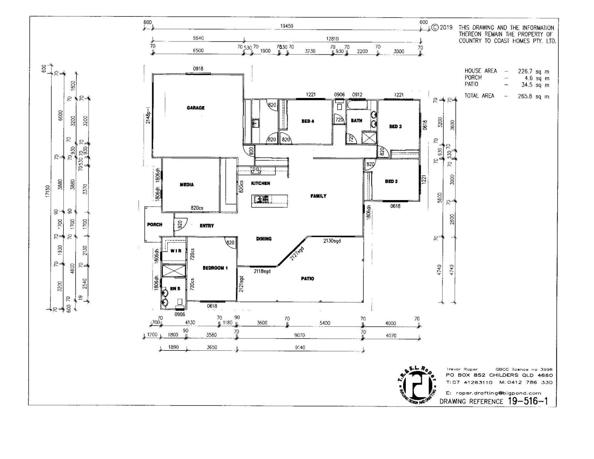 Many Rooms House Plan — Country to Coast Homes in Logging Creek Rd, QLD