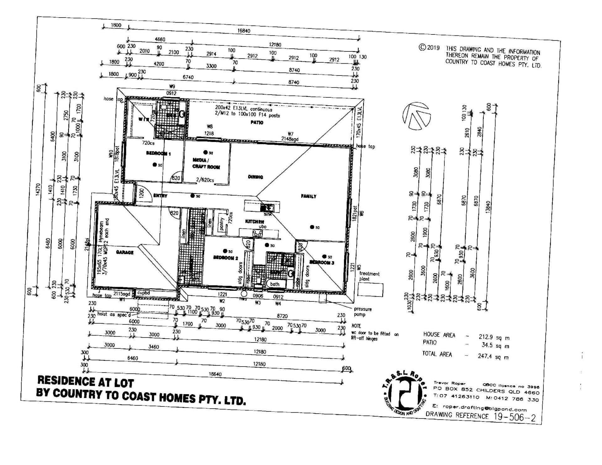 House Plan with Details — Country to Coast Homes in Logging Creek Rd, QLD