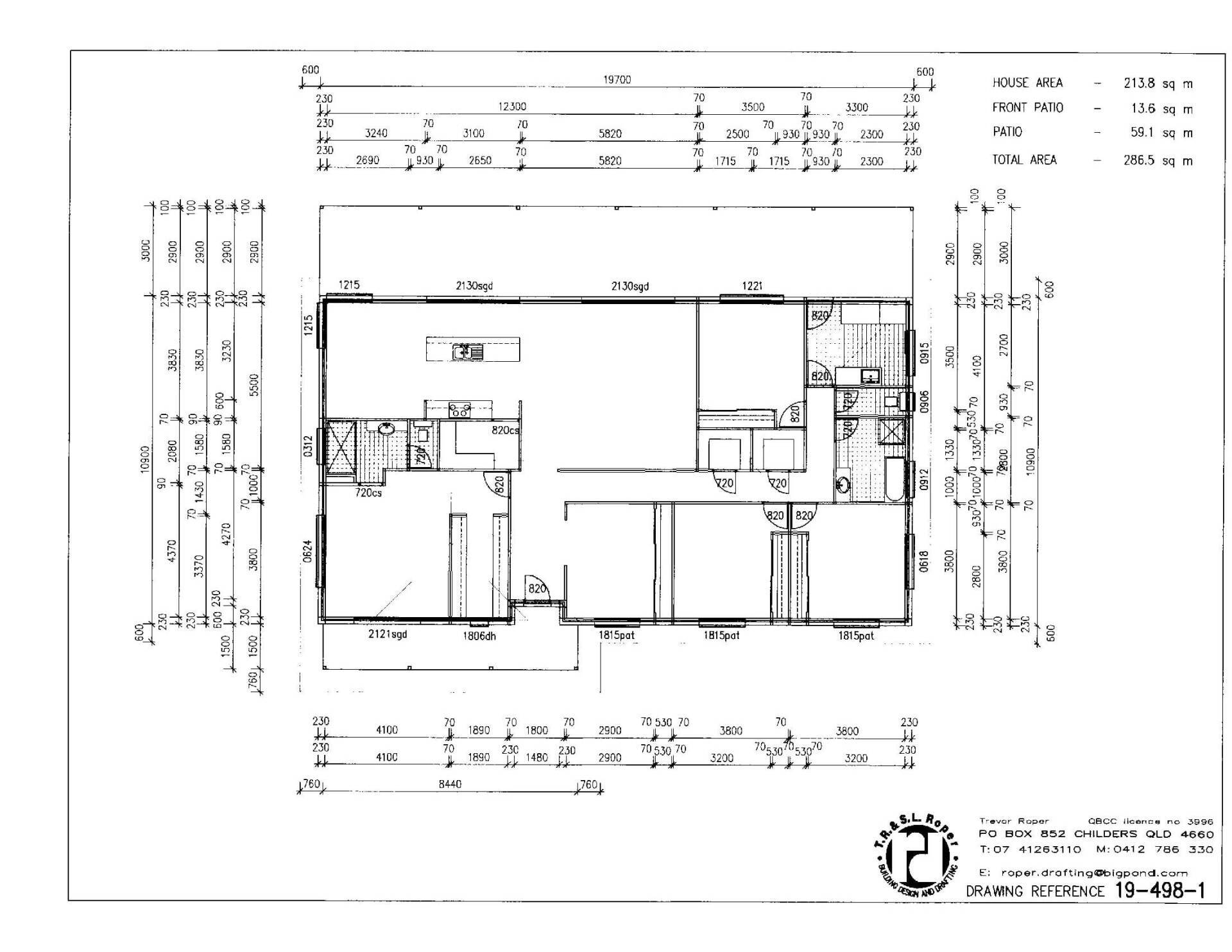 Basic House Plan with Empty Details — Country to Coast Homes in Logging Creek Rd, QLD
