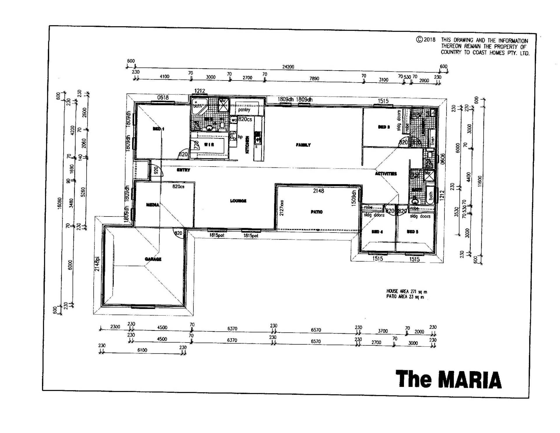 The Maria House Plan with Details — Country to Coast Homes in Logging Creek Rd, QLD