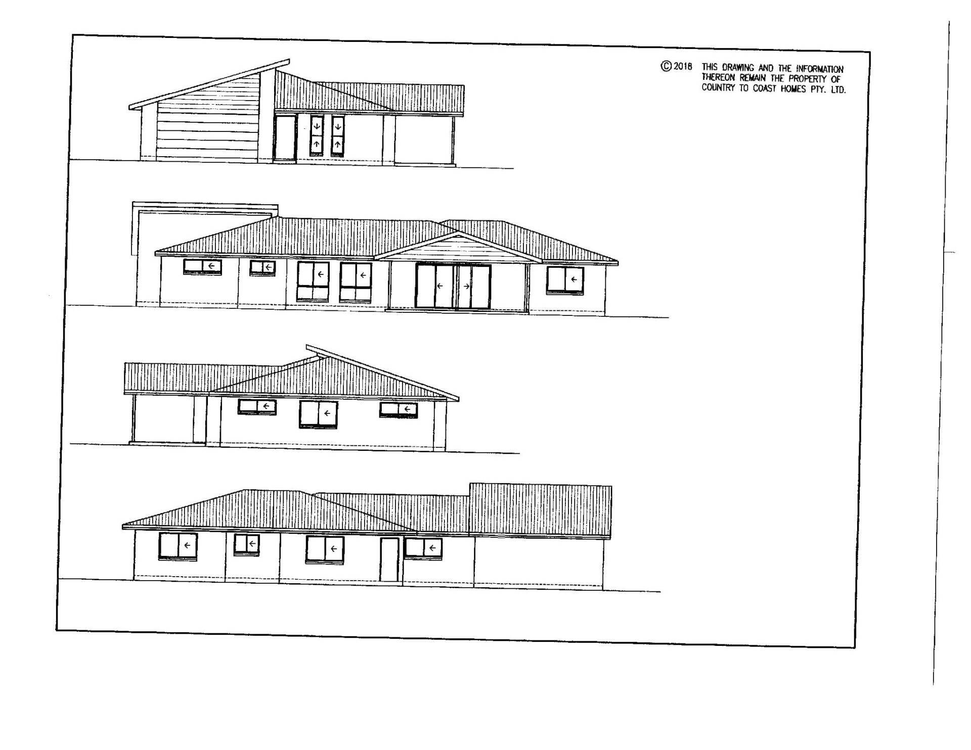 Simple House Plan Exterior View — Country to Coast Homes in Logging Creek Rd, QLD