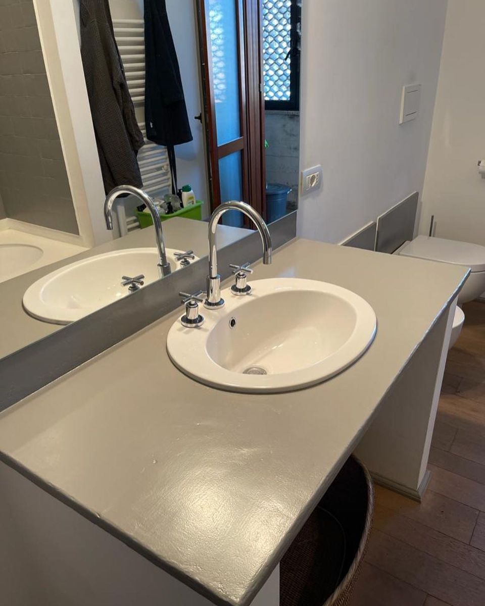 ristrutturazione bagno con lavandino