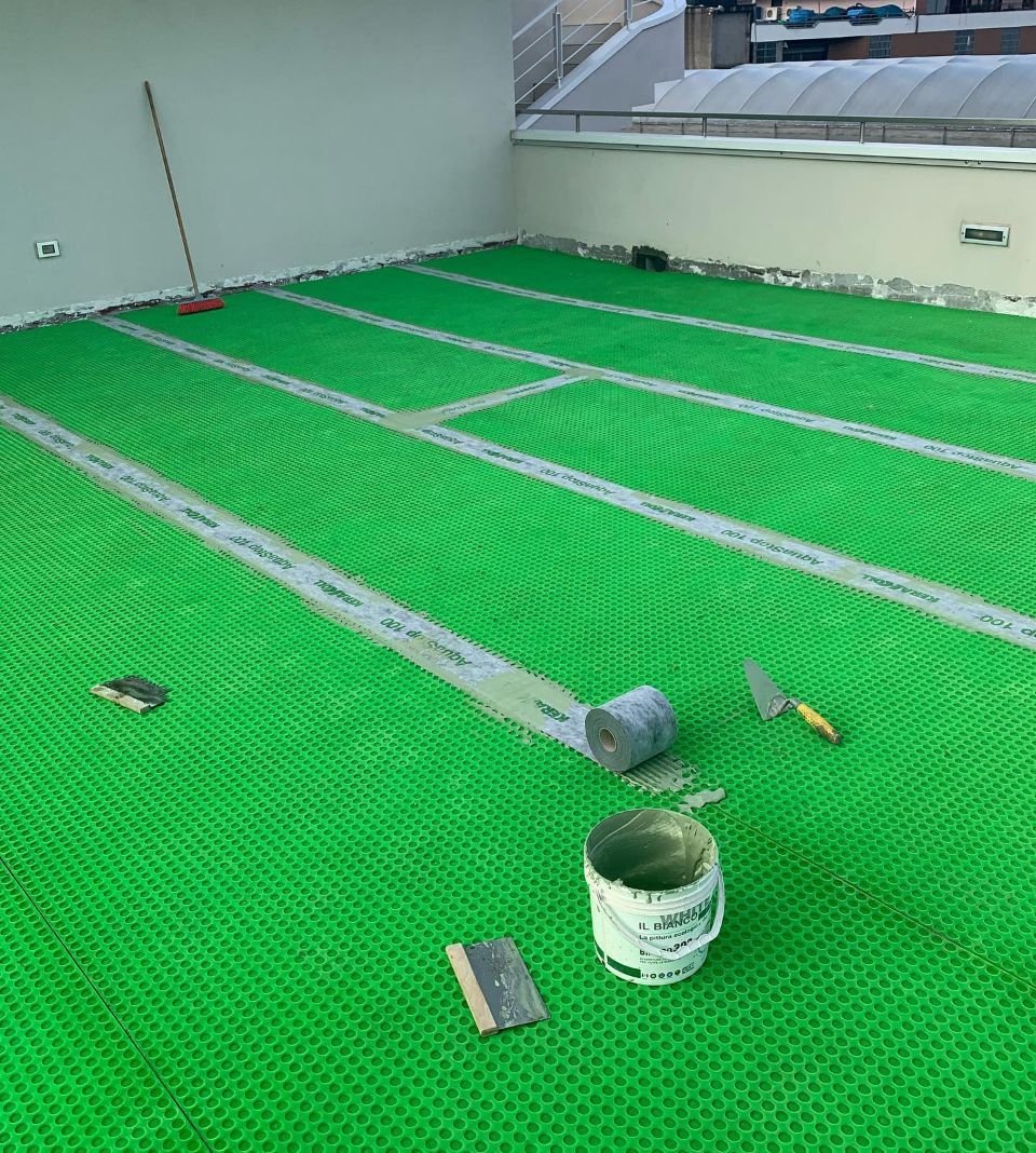 pavimento esterno rivestito