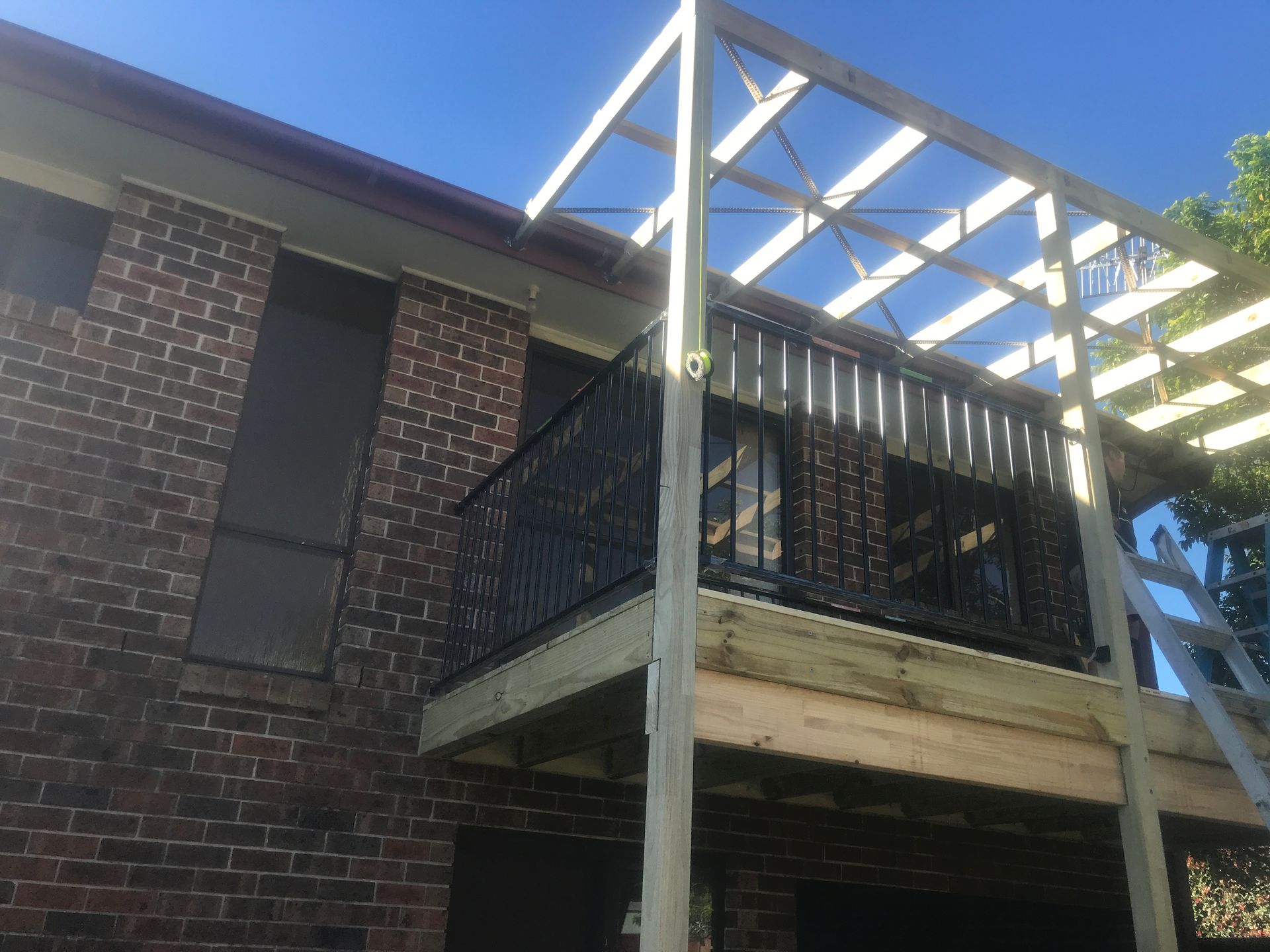 A Newly Constructed Wooden Deck — Keystone Property Solutions In Maitland, NSW