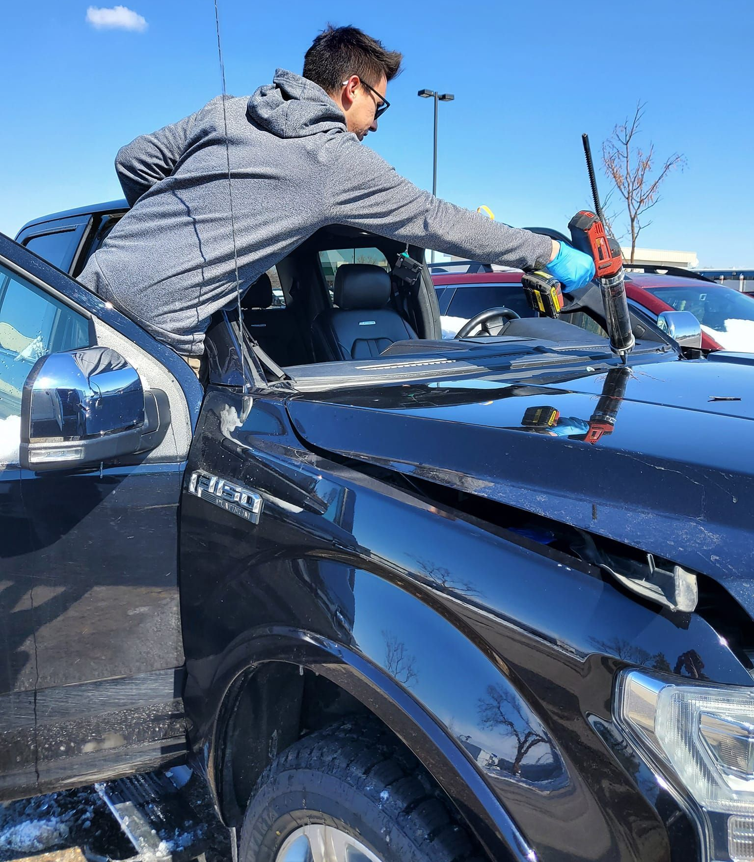 Ford F-150 windshield replacement in Boise, ID & Aurora, CO