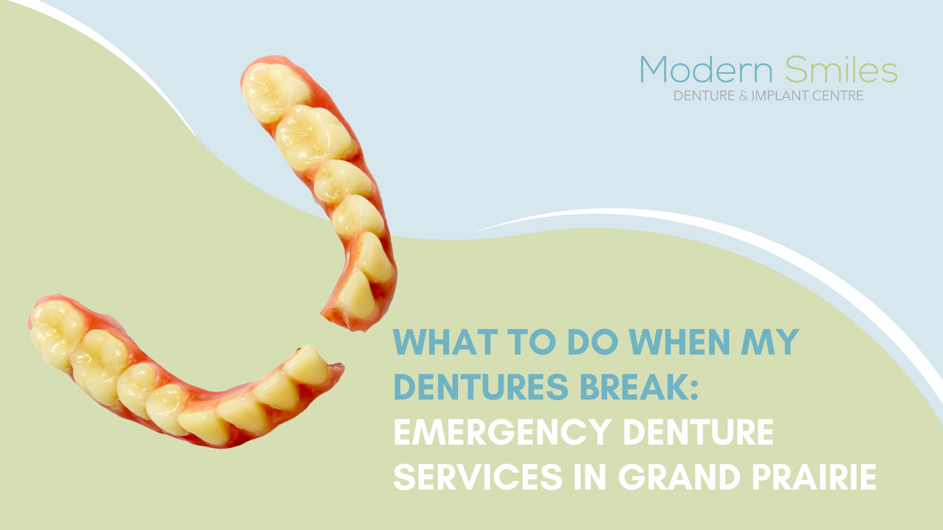 What to do when my dentures break : emergency denture services in grand prairie