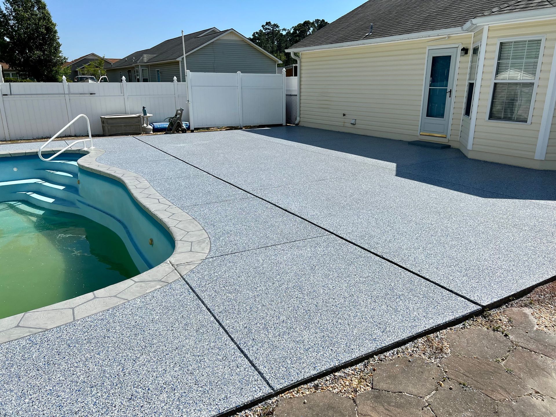 New Project | Morehead City, NC |  Platinum Decorative Concrete Coatings