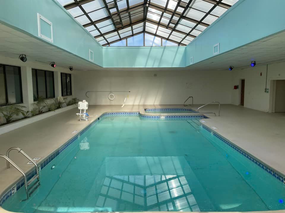 Indoor Pool – Morehead City, NC – Platinum Decorative Concrete Coatings
