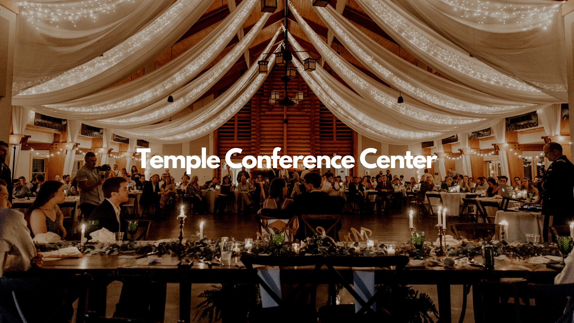 Temple Conference Center Wedding Event at Camp Loughridge in Tulsa Oklahoma