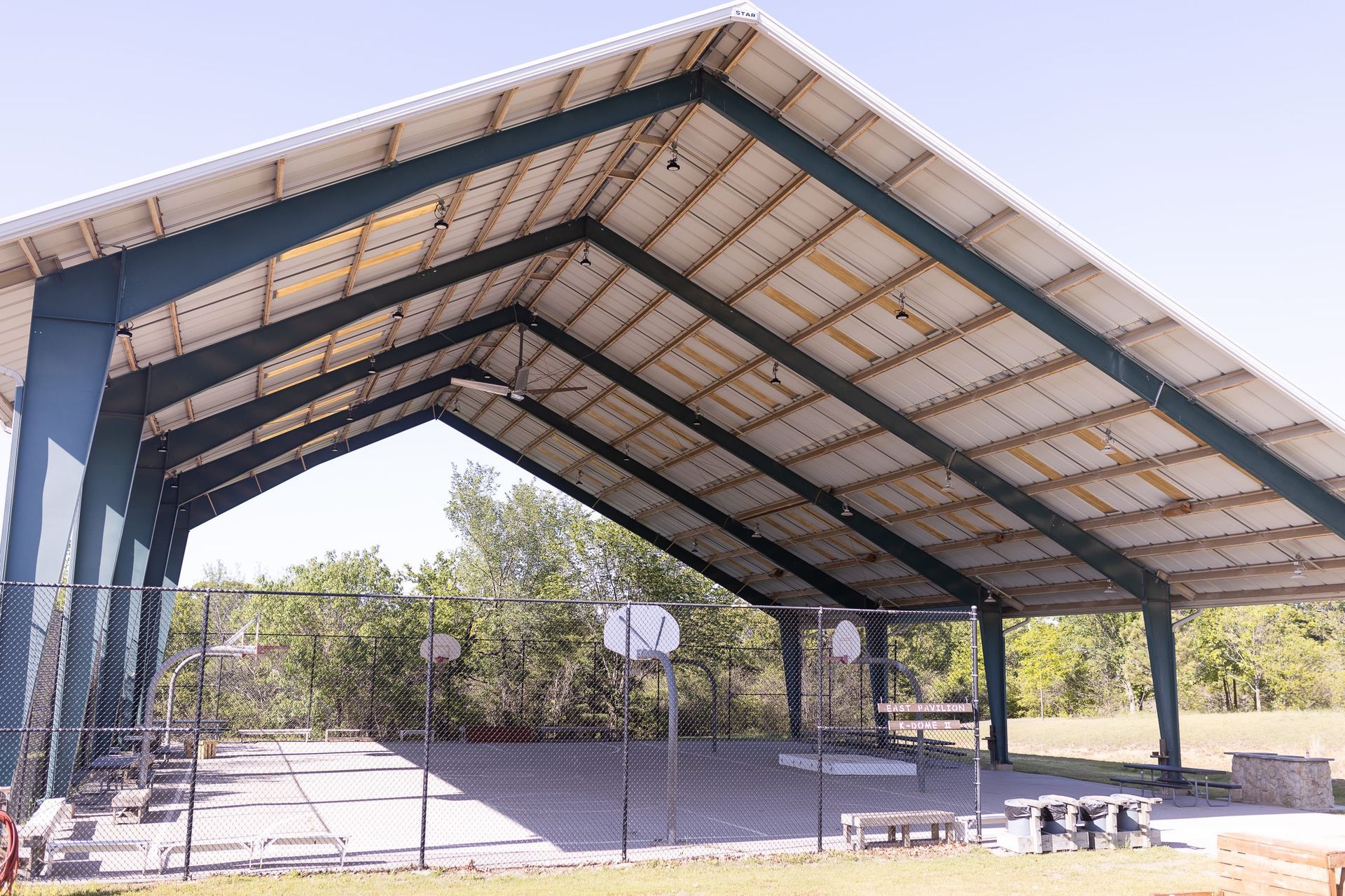 basketball at Camp Loughridge in Tulsa Oklahoma