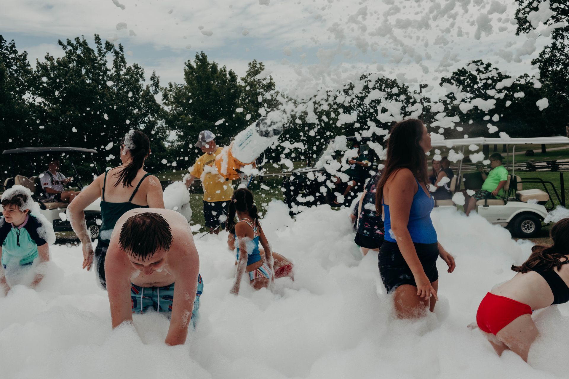 Hope's Crossing Bubble Foam Party
