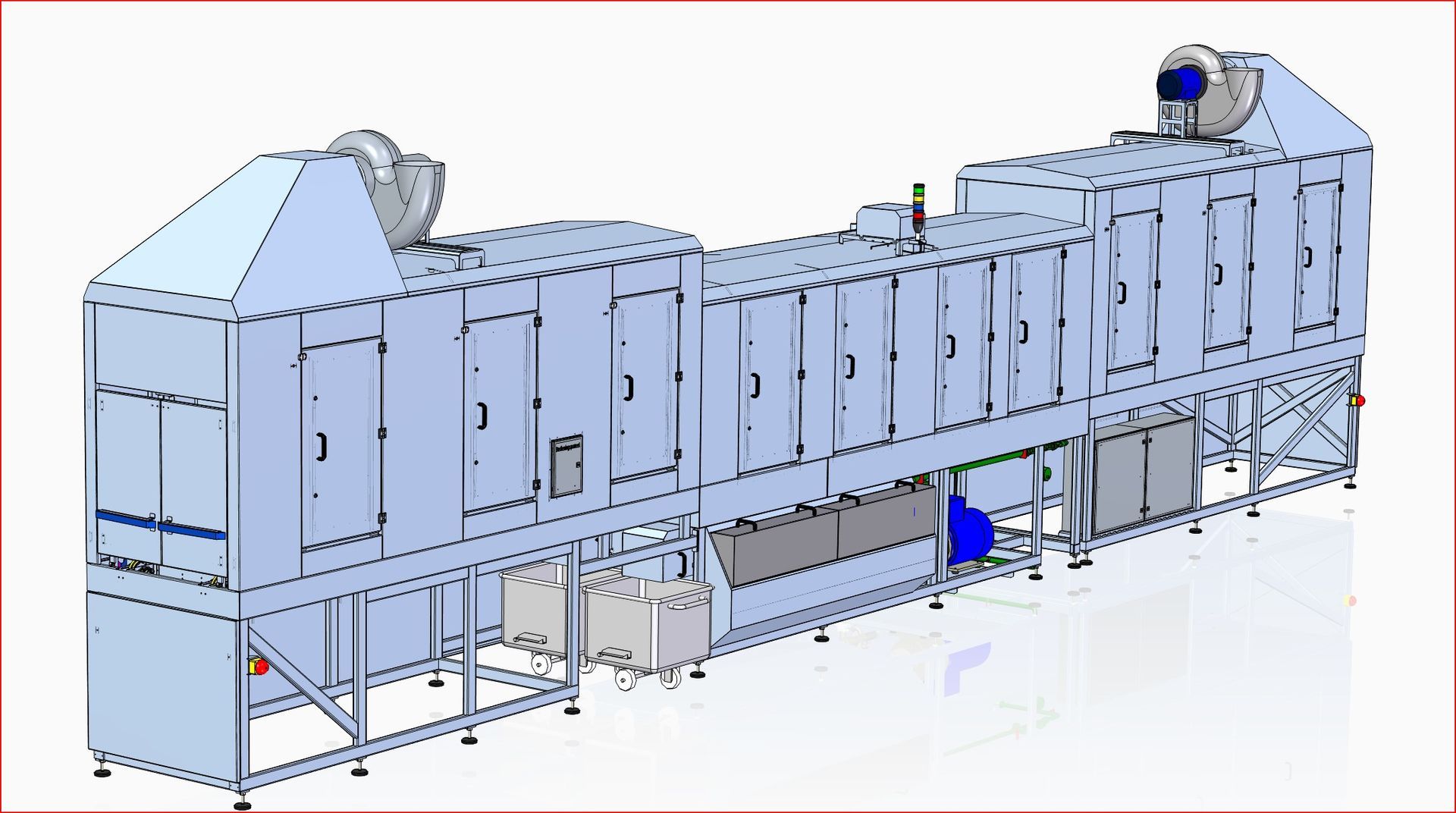 Wasmachine voor RVS bins