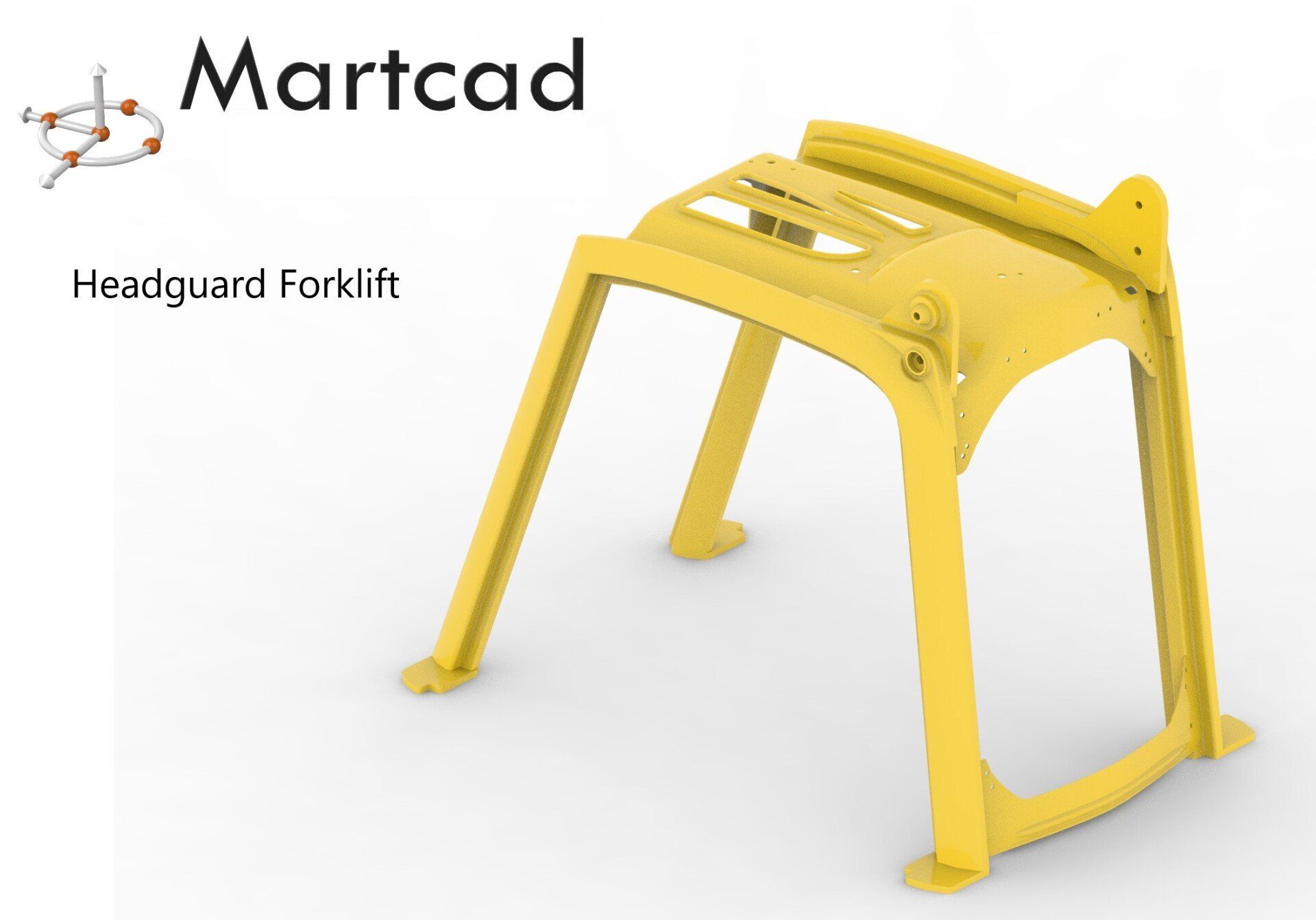 Headguard voor een heftruck