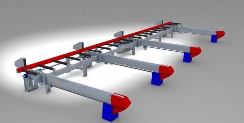 Dwarstransport en aangedreven rollenbaan