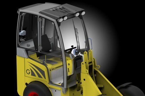 Ontwerp cabine wheelloader