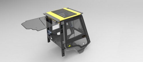 Cabineontwerp voor een heftruck