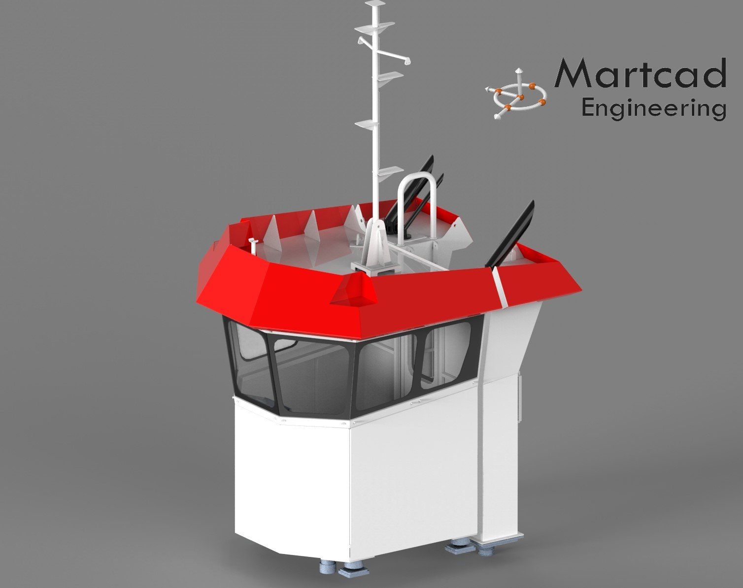 Detail engineering stuurhuis sleepboot