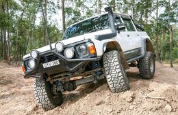 nissan patrol with offroad suspension