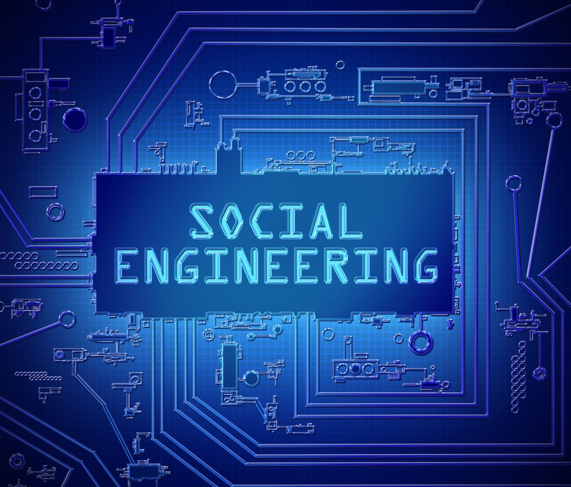 Social engineering fraud on a computer chip