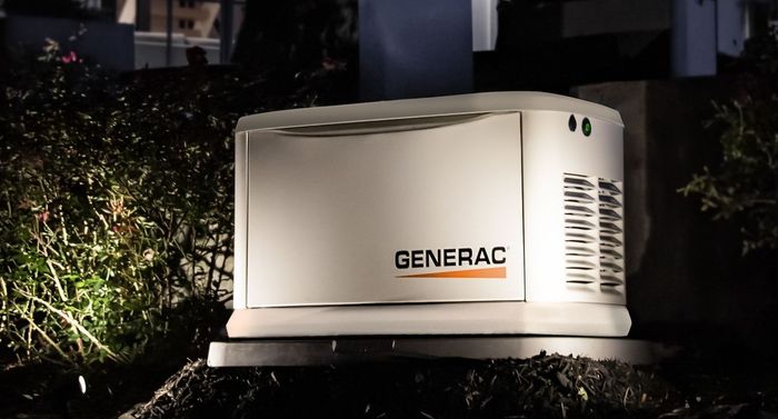 A generator with the word generac on it