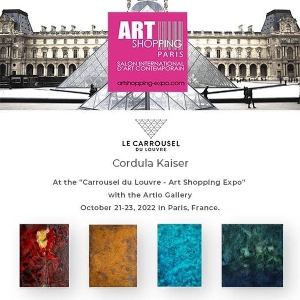 Cordula Kaiser VISUAL DIALOGUE | ° digital at the ART SHOPPING EXPO Carrousel du LOUVRE, repräsentiert durch die Artio Gallery