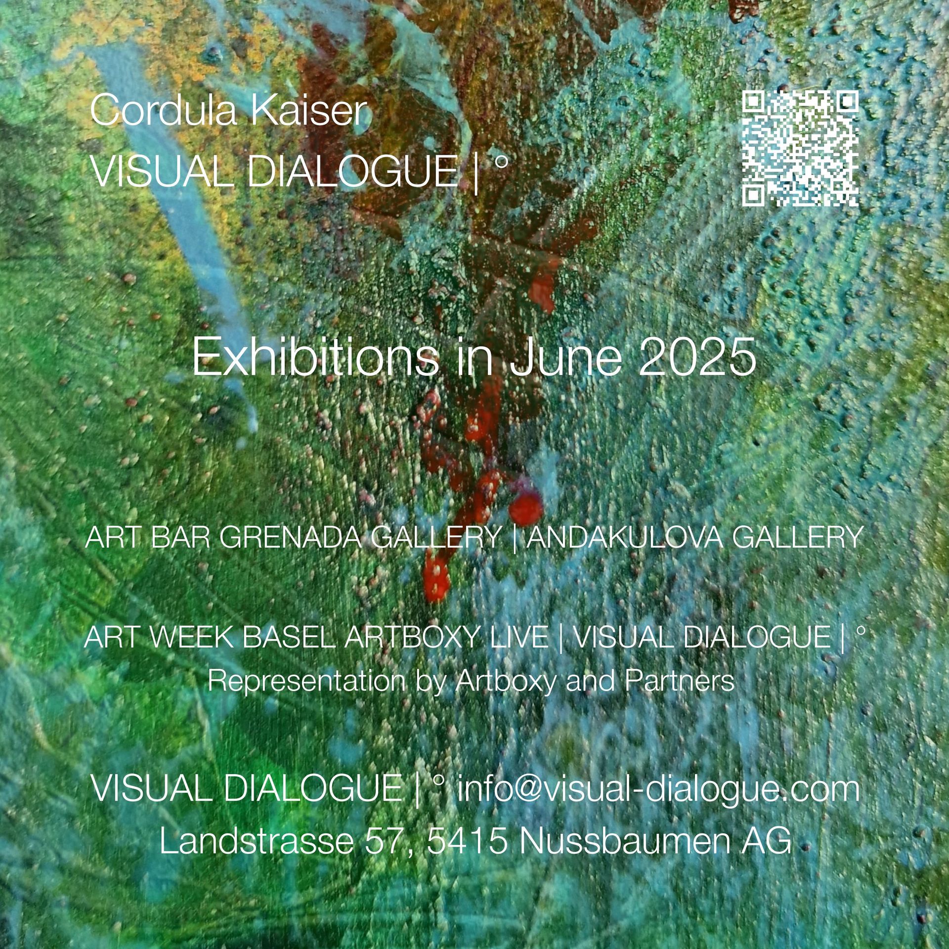 © Cordula Kaiser: VISUAL DIALOGUE | ° Exhibitions in June 2025 