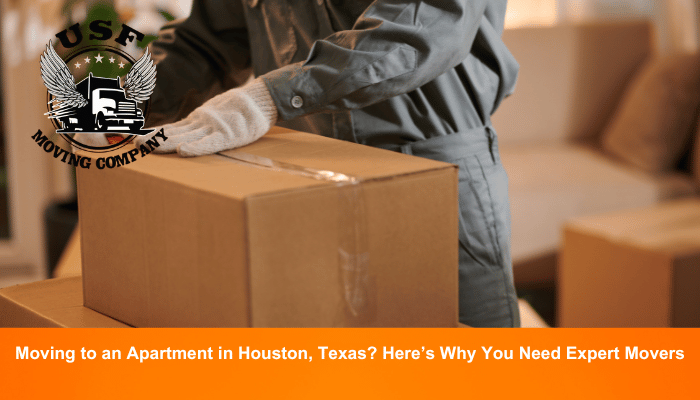 USF Moving Company apartment movers handling furniture for a smooth move in Houston.