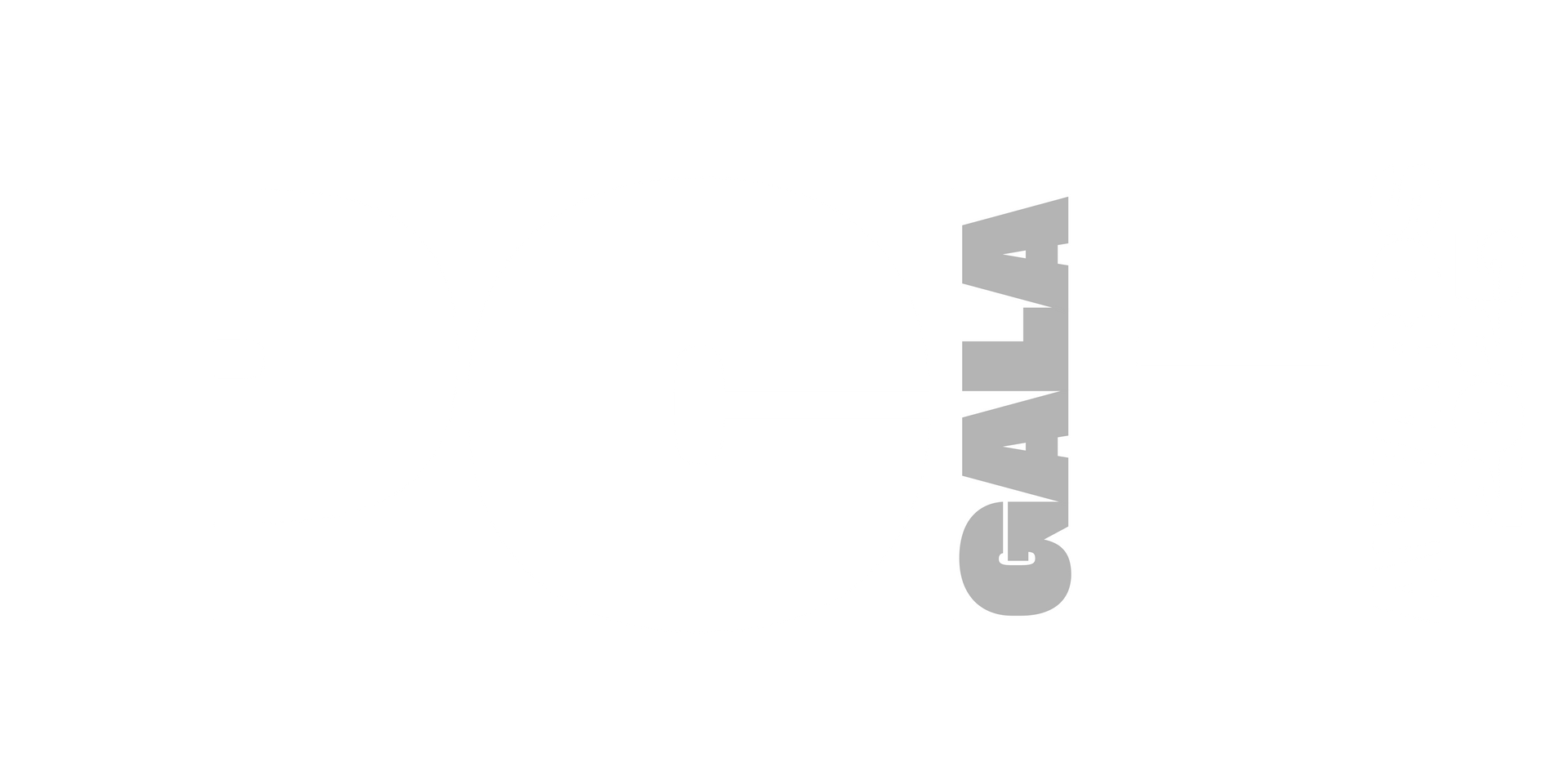 PCF Gala Awards 2025 Logo in White