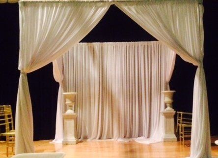 Wall Draping backdrops, draped entrance ways, please enquire for pricing