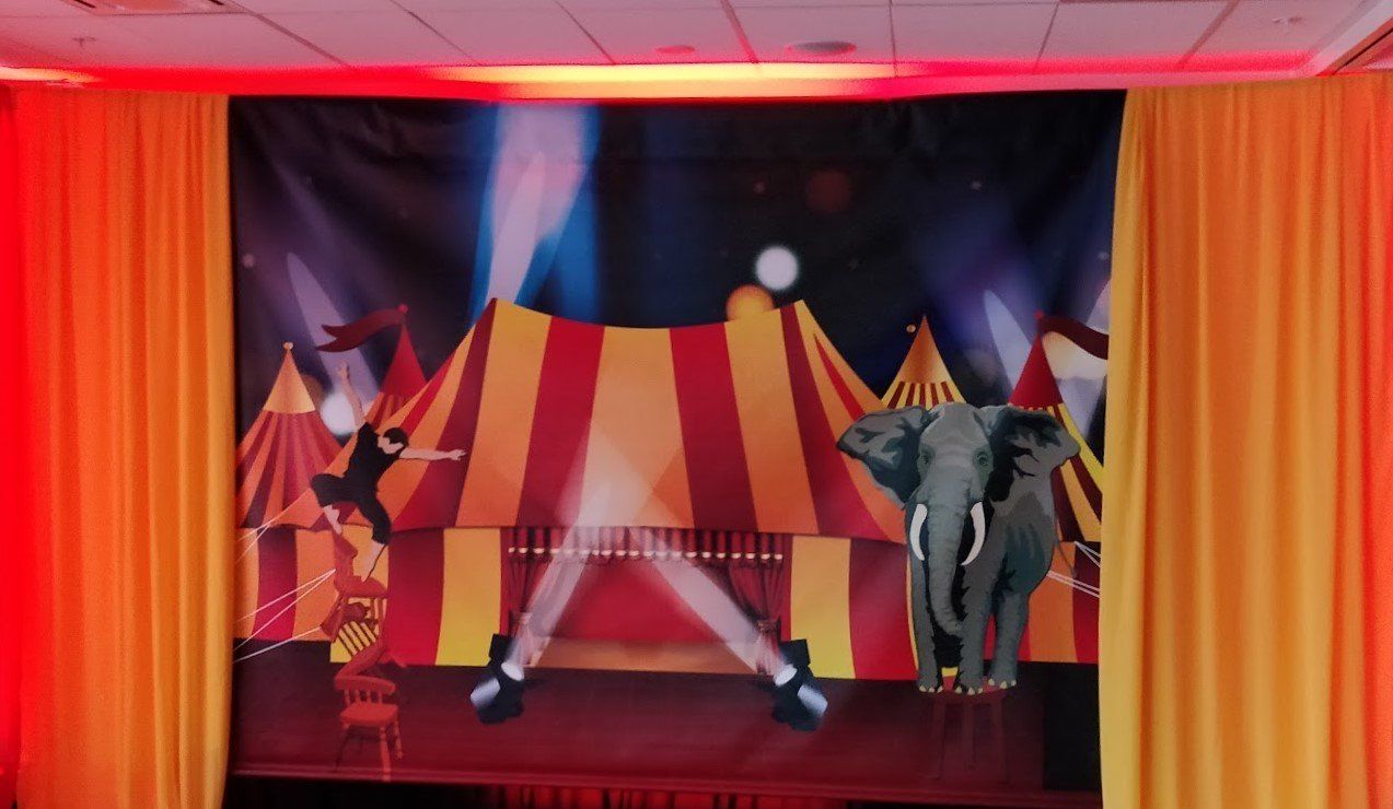 Circus Carnival Theme backdrop