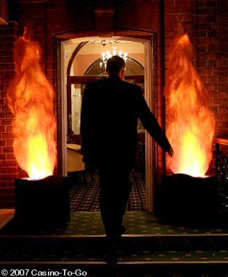 Flame Lights Large $50 each Measure 51cm long x 35cm wide x 44cm high, weigh 10 kgs