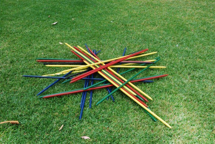Giant Pick Up Sticks hire price $15 incl gst