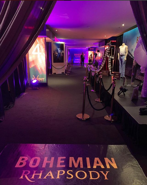 Ceiling fairy lighting & White fairy light entrance way at the Maritime room Auckland