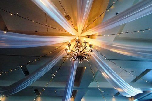 draping used for event decor