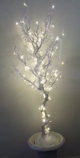 Manzanita Tree with lights and crystals $40 each