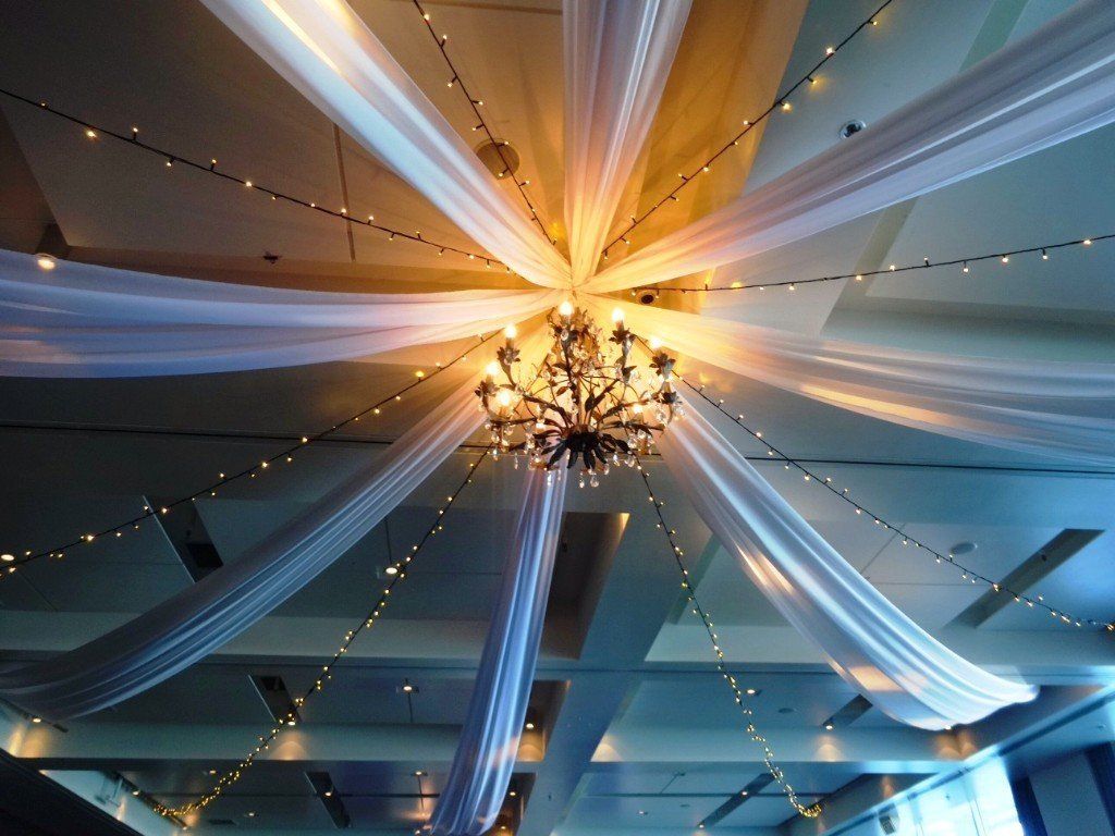 Ceiling draping at Hilton Hotel Auckland