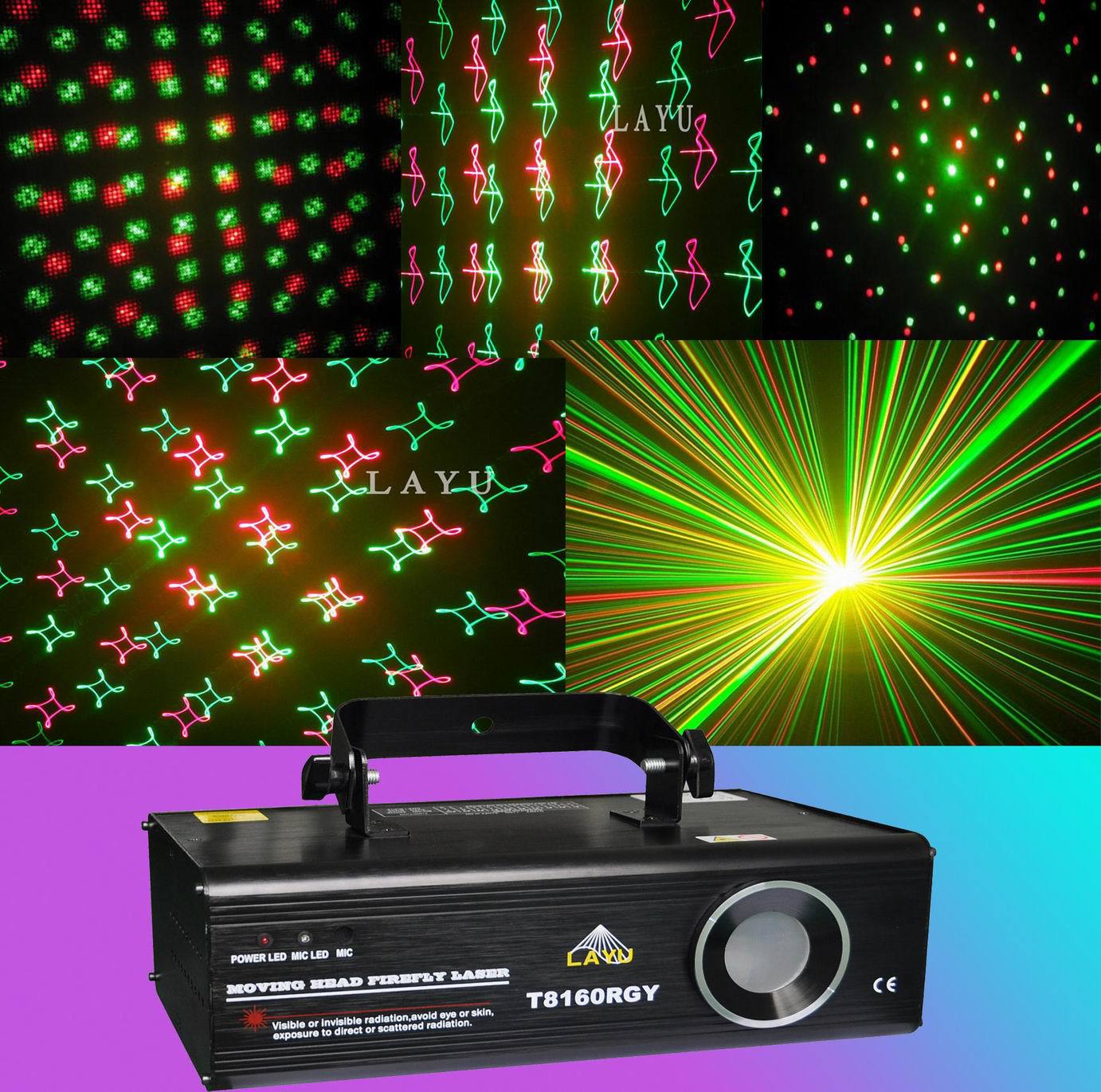 Laser firefly light