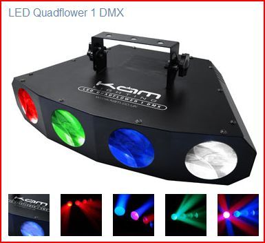 Quadflower led light