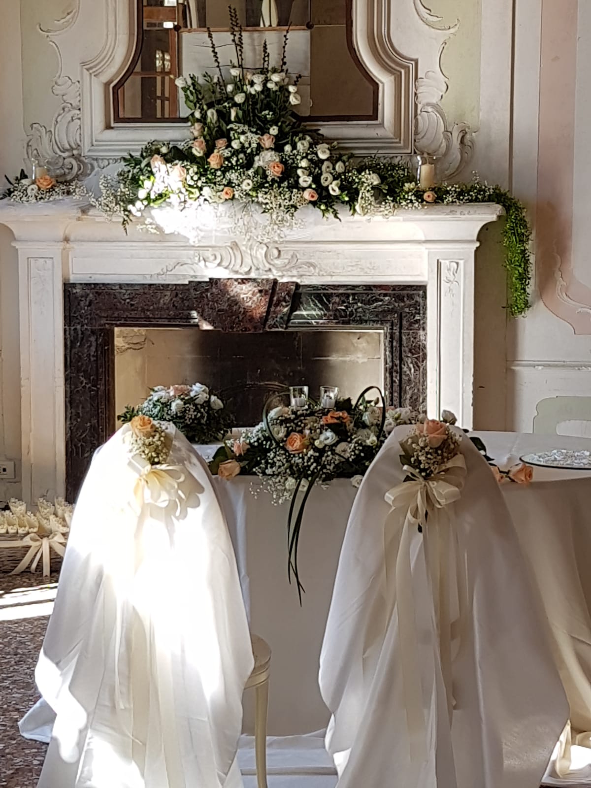 Allestimento floreale per matrimonio