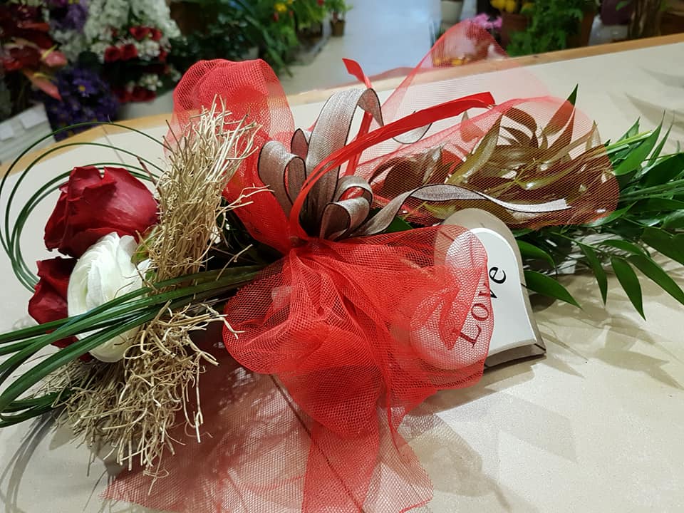 Decorazione floreale per tavolo