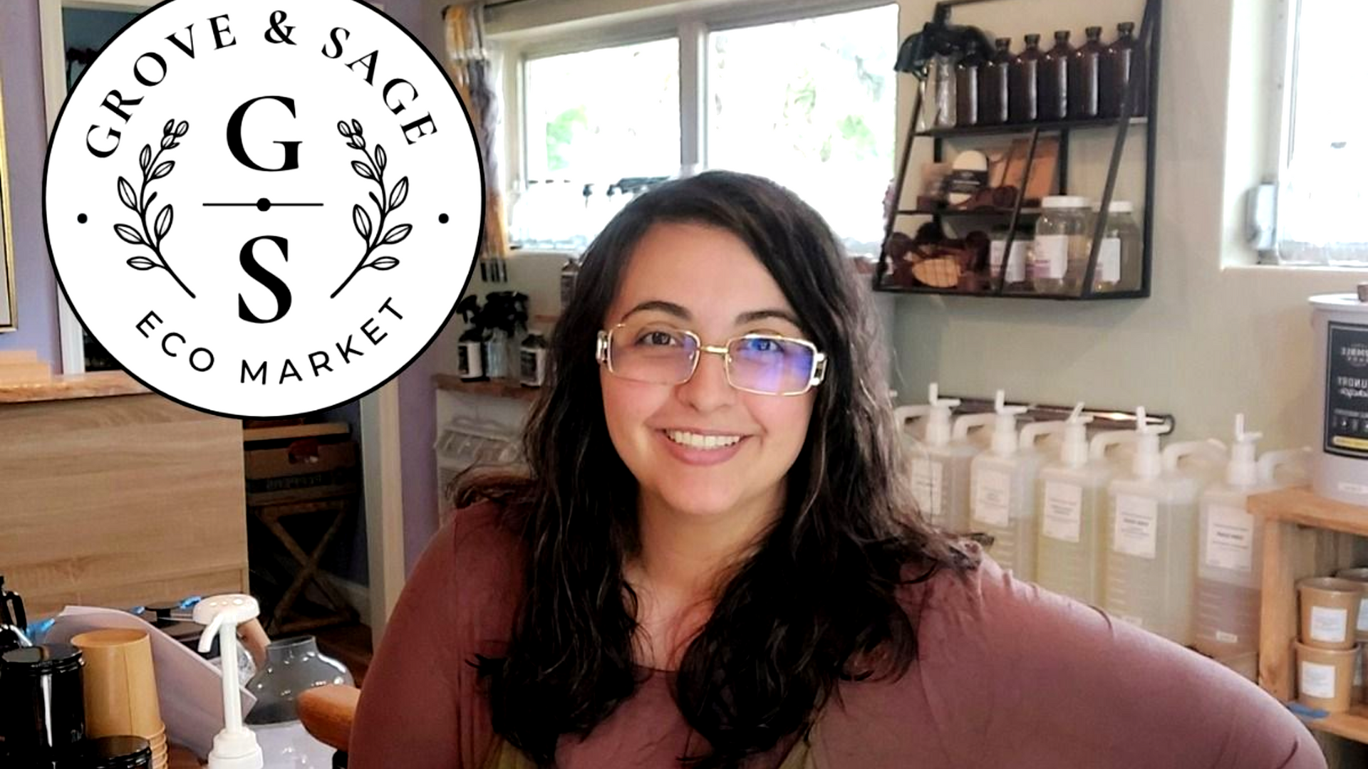 Sam, owner of Gone Juicing and Grove & Sage Eco Market in downtown New Port Richey