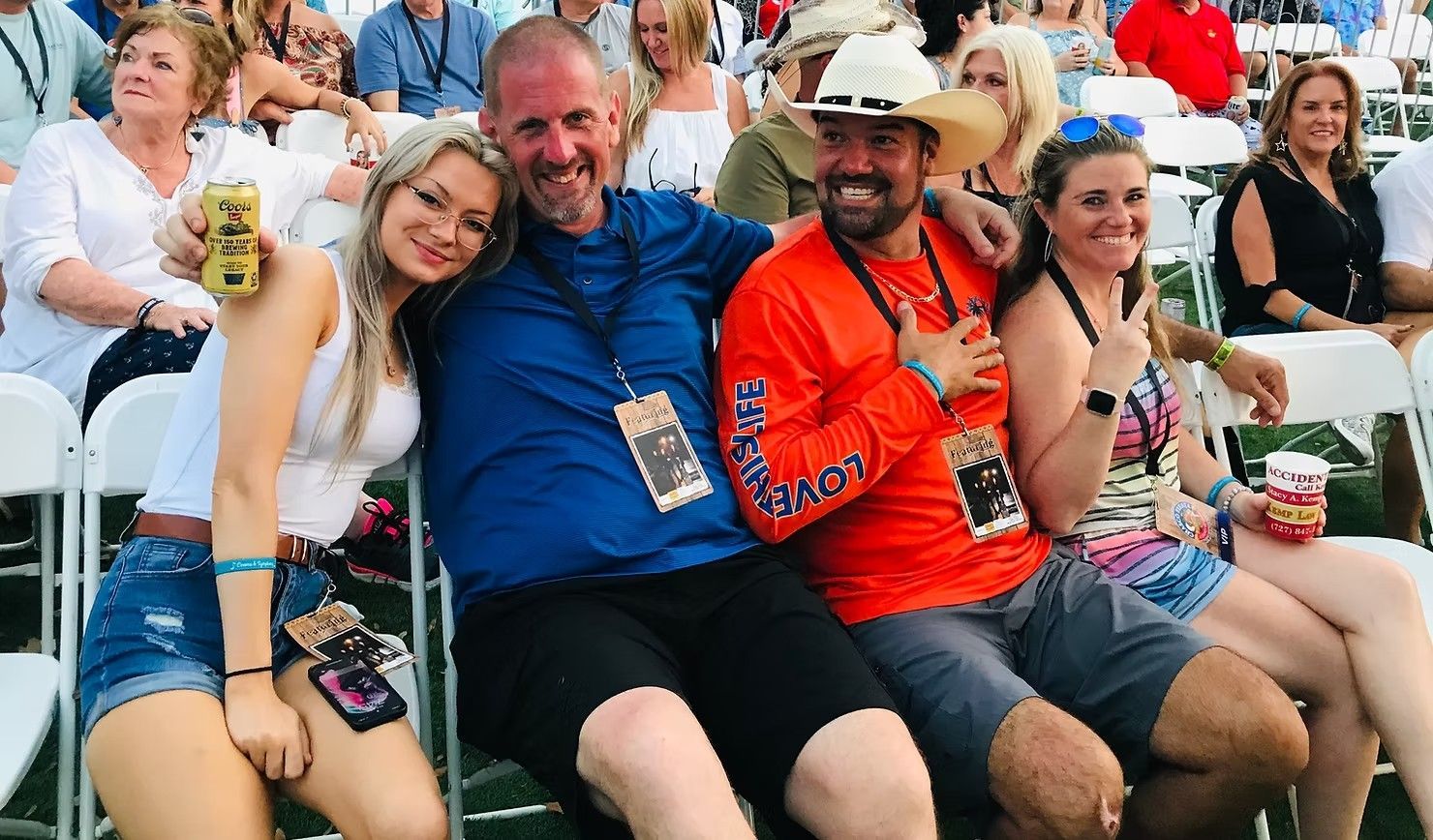 Visit NPR captured happy event goers at Sims Park in downtown New Port Richey