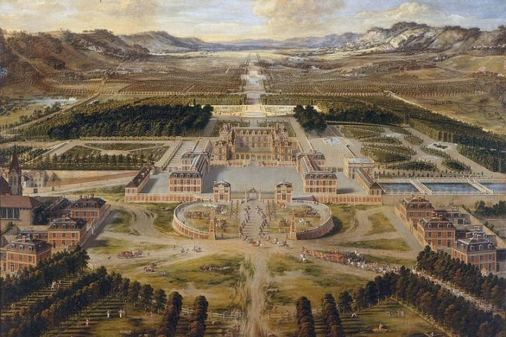 1600 painting of hotel grounds